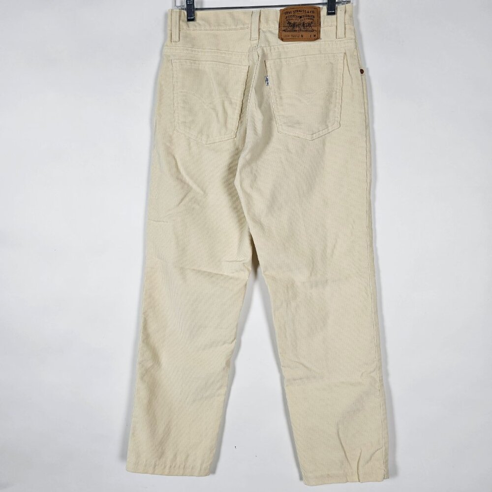 Vintage 90s Levis 910 Corduroy Straight Leg Womens Size 9 Med Jeans - Picture 2 of 11